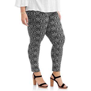 Terra & Sky Women's Plus Size Full Length Super Soft Jegging (4.5) 4.5 stars out